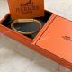 Best Copy Hermes Bracelet Black Leather&Gold Clasp (7)_th.jpg